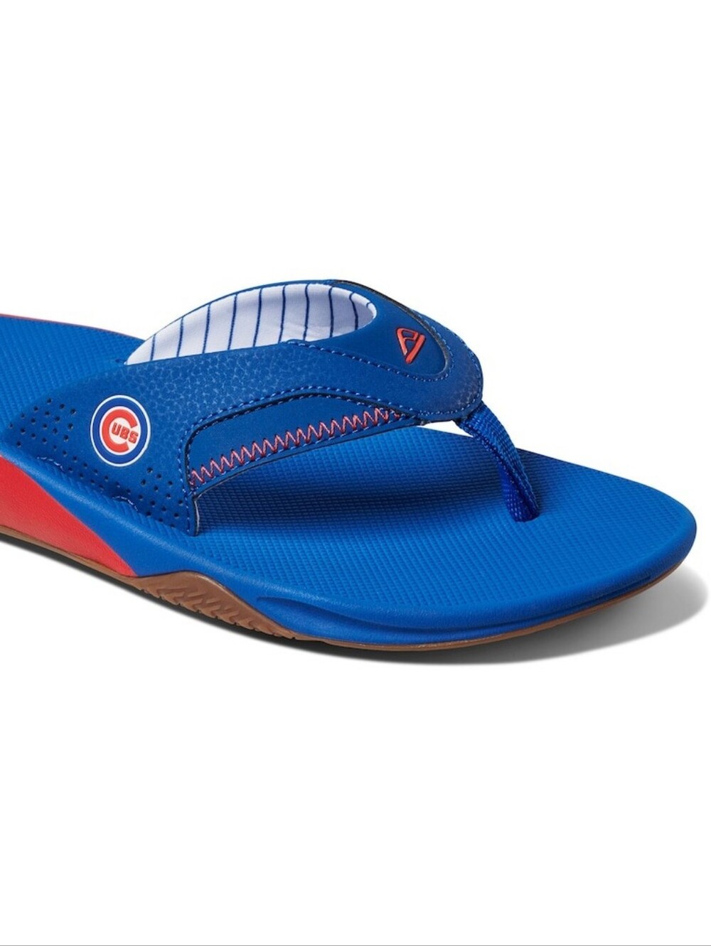 Reef Fanning Chicago Cubs Blue Flip Flop Sandal Men's 8 Or Women's 10
